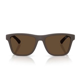 Burberry Sunglasses Be4482 U 423473 Matte Brown/Dark Brown Men