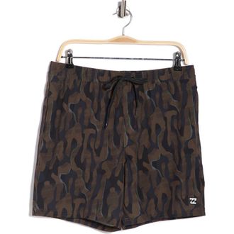 Billabong Zion Volley Swim Trunks in Slate Black at Nordstrom Rack, Size X-Large