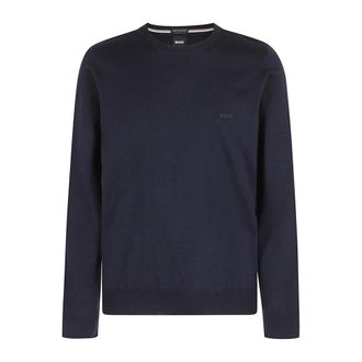 HUGO BOSS Heren, Truien, Blauw, Maat: 2XL Wol
