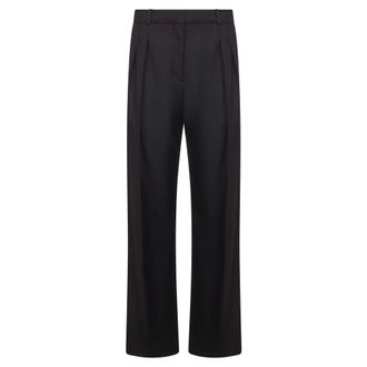 Loulou Studio Wide Trousers, female, Black, XS, Loulou DE Saison Trousers