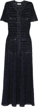 Sandro Abito lungo con decorazione - Blu