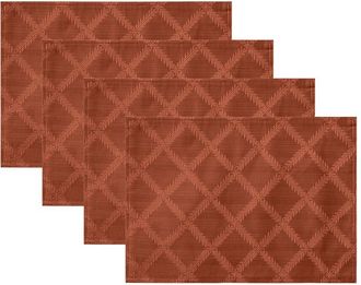 Lenox Set Of 4 Laurel Leaf Reversible Placemats