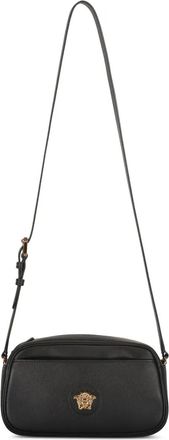 Versace Borsa a tracolla in pelle - Nero