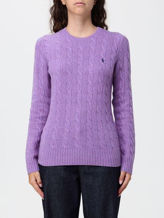 Polo Ralph Lauren Slim Fit Crewneck Jumper in Wool and Cashmere with Pony Logo
