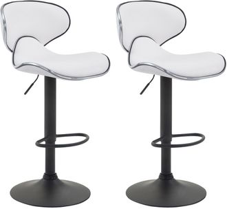Clp Set De 2 Taburetes Las Vegas Blanco Negro
