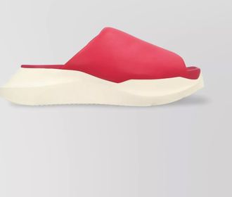 Rick Owens thick sole leather slides