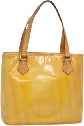Louis Vuitton Pre-owned Vintage Tote Bag - Dames - Vintage Shopper - Geel - ONE Size - Leer - Vintage