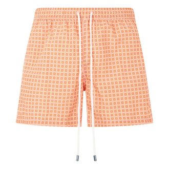 Fedeli Beachwear, male, Orange, Size: S Madeira Swim Shorts