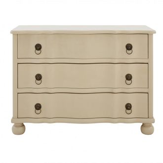 Signature C&oacute;moda de 3 cajones en pino macizo pizarra y verde