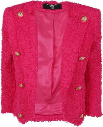 Balmain Mujer, Chaquetas, Rosa, Talla: M