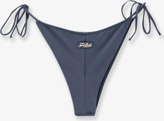MC2 Saint Barth Womens Swim Briefs Marielle Blue Nylon Swimwear Sea Clothing