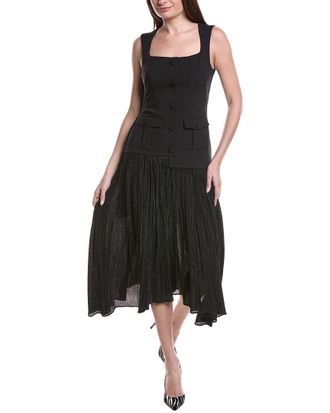 Black Halo Vianey Midi Dress