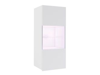 Mirjan24 Mirjan24 - Armario De Pared Tivdalu 102, Blanco + Blanco Brillante