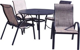 Courtyard Casual Santa Fe 5Pc Sling Dining Set