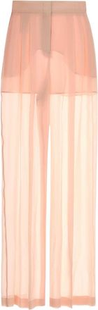 Alberta Ferretti Alberta Ferretti Womens Pink Silk Wide-leg Pant - Peach - Size EU 36 (Womens)