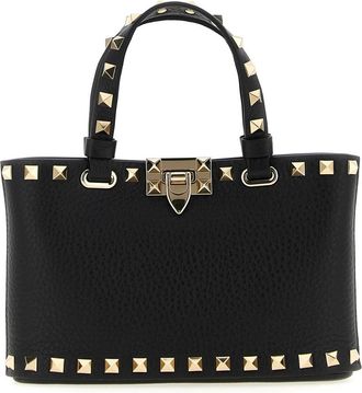 Valentino Garavani Rockstud Mini Crossbody Bag - Dames - Handtassen - Zwart - ONE Size - Leer - Tassen