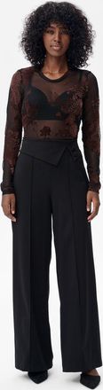 OEM Pantalones Duka Negros Talla 34 Para Mujer