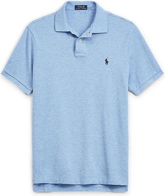 Polo Ralph Lauren Lichtblauw Poloshirt met Kraag - Heren - Polos - Blauw - S - Tops