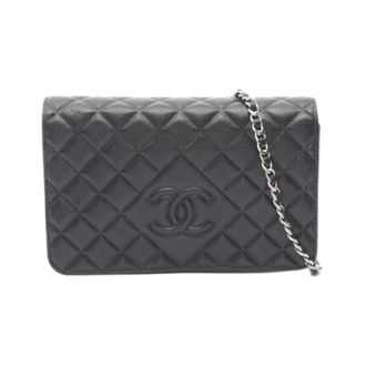 Chanel Pre-owned Leren Crossbody Tas - Dames - Pre-owned - Zwart - Maat: ONE Size Leer