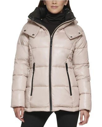 Kenneth Cole Cire Short Puffer Coat