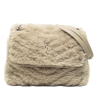 Saint Laurent Pre-owned Saint Laurent Medium Shearling Niki Shoulder Bag Ladies 67VGU7HV54XAEEMD