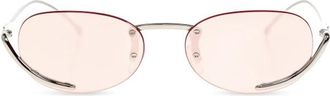 Diesel Ovale Zonnebril - unisex - Zonnebrillen - Roze - 53 MM - Accessoires