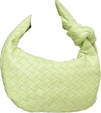 Urban Expression Womens Lizbeth Woven Knot Clutch In Pistachio
