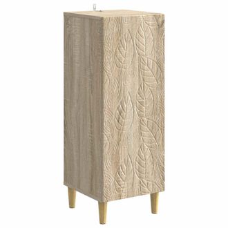 vidaXL Aparador Roble Sonoma 33 X 34,5 X 90 Cm Madera De Ingenier&iacute;a Vidaxl