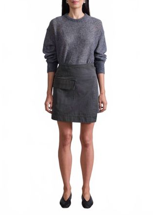 Apiece Apart Lassi Mini Skirt In Olive