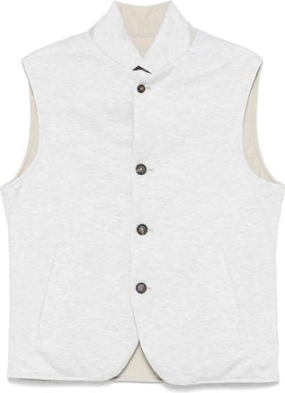 Eleventy Gilet reversibile - Grigio