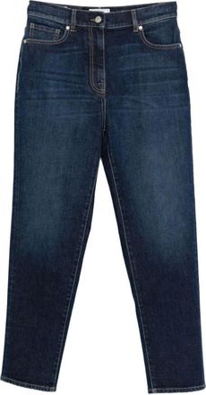PESERICO Jeans, Dames, Blauw, XL, Blauwe Jeans met Stijlvol Eco-ontwerp