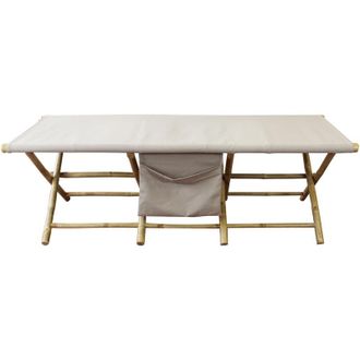 Milani Home Oxnard - lettino da giardino in bamboo