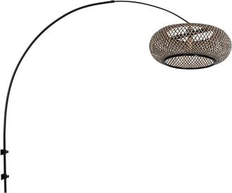 Steinhauer Steinhauer - aplique de pared - Sparkled Light - negro - bambú