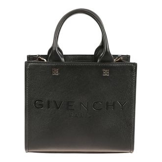 Givenchy Handbags, female, Black, Size: ONE SIZE Black Tote Bag with Toron Handles