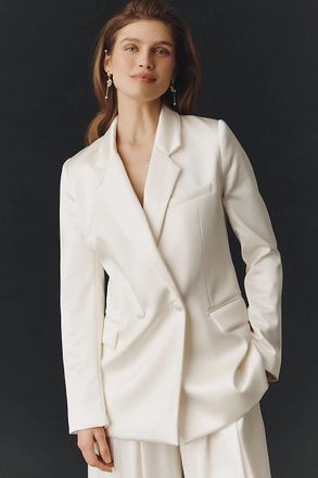 BHLDN Satin Oversized Blazer Jacket