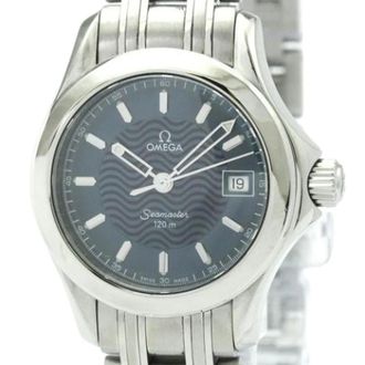 Omega Pre-owned Watches, female, Blue, Size: ONE SIZE Pre-owned Seamaster 2571.81 Wristwatch