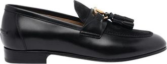 Valentino Garavani Vaniteux Leren Tassel Loafers - Heren - Loafers - Zwart - 43 EU - Leer - Schoenen