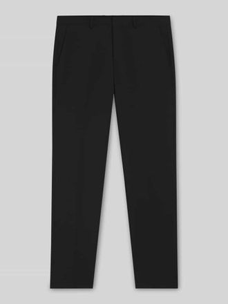 HUGO BOSS Slim Fit Anzughose aus Woll-Mix Modell HESTEN in Black, Gr&ouml;&szlig;e 102