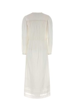 Isabel Marant Womens White Cotton Gisela Dress Abiti