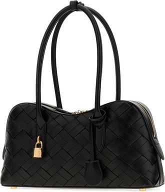 Stella McCartney Womens Ryder Shoulder Bag Black Fabric