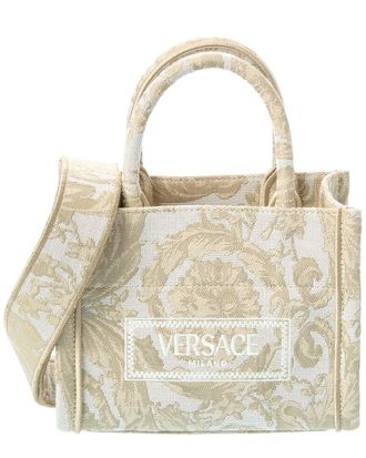 Versace Athena Barocco Mini Canvas Tote
