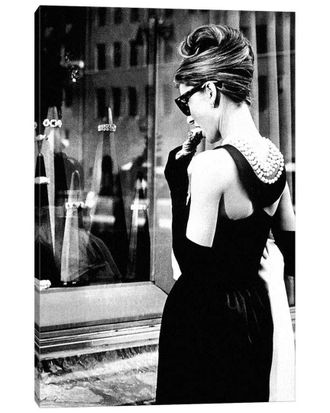 iCanvas Audrey Hepburn Window Shopping I By Radio Days Wall Art