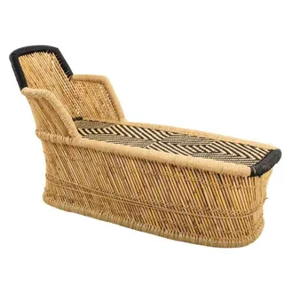Wanderlust Deco Wanderlust Deco - Sill&oacute;n De Bamb&uacute; Marr&oacute;n 110x48x78