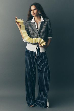 Maeve Boxy Crop Blazer Jacket