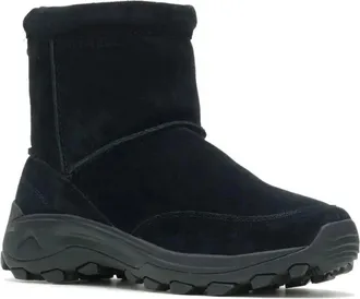 Merrell Merrell Winter J004555 Boots Mens Black Suede Pull On Waterproof MEW1585