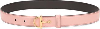 Gucci Pink Thin Solid Belt