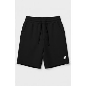 Dalix Mens Ghost Relaxed Fleece Sweat Elastic Shorts in Black at Nordstrom, Size Xx-Large