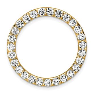Diamond2Deal 14k Gold Lab Grown Diamond Pendant (3ct, VS, G-H)