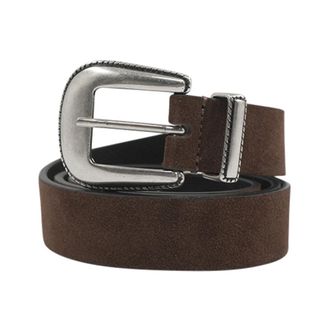 Dondup Belts, male, Brown, Size: 100 CM Split Leather Belt