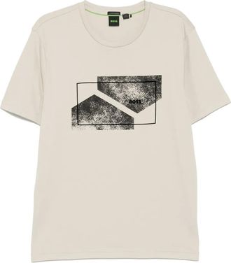 BOSS T-shirt con stampa grafica - Toni neutri